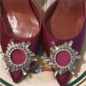 New Pumps luxury Crystal Slingback High heels Summer bride Shoes